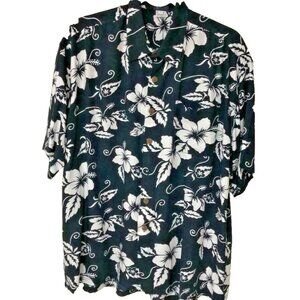 Royal Creations Mens Hawaiian Camp Shirt‎ Size L Aloha Beach Coastal Vacation